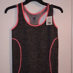 Women's Gray and Pink Tank Top